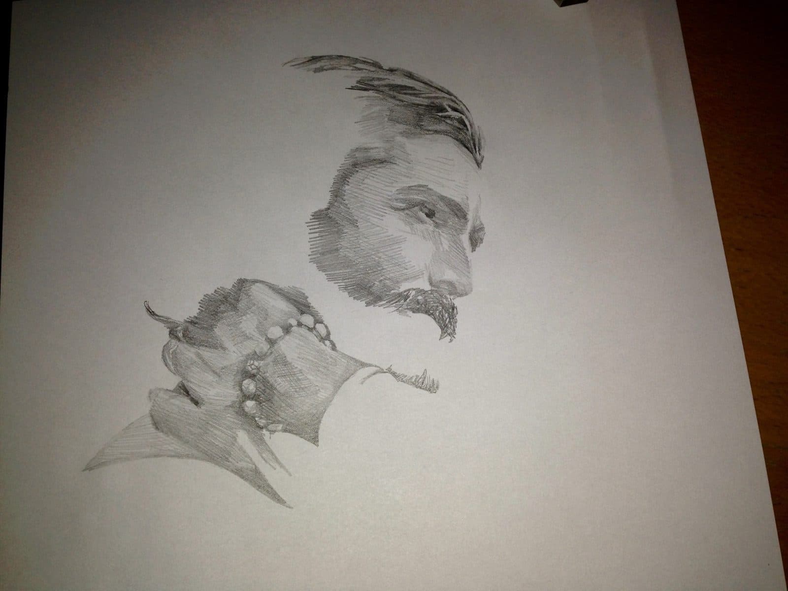 obsess — Bleistift auf Papier