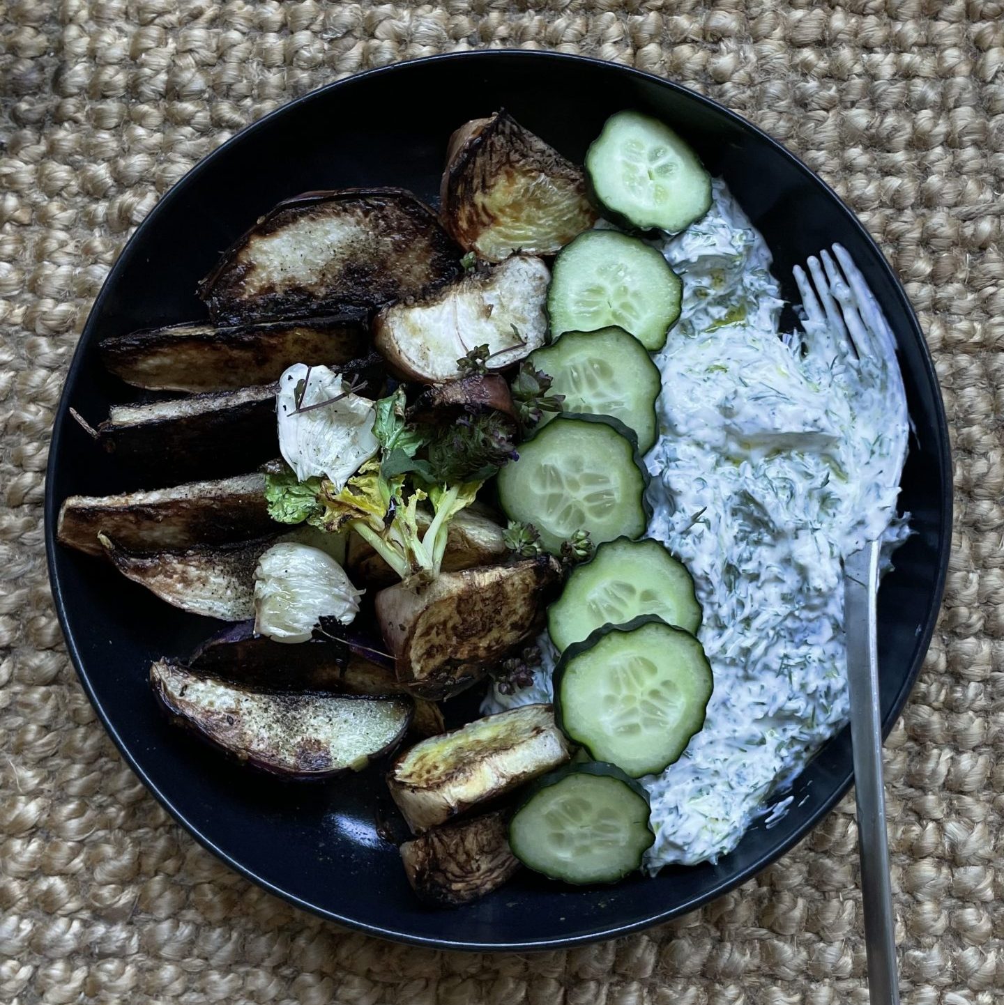 Kohlrabibowl mit Zaziki